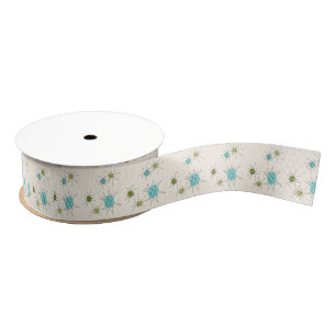 Iconic Atomic Starbursts Ribbon Grosgrain Lint