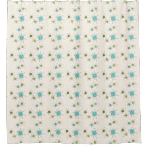 Iconic Atomic Starbursts Shower Curtain Douchegordijn