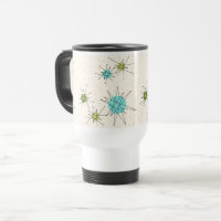 Iconic Atomic Starbursts Travel Commuter Mok