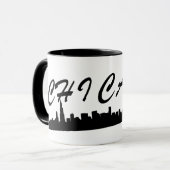Iconic Chicago City Skyline Mug (Devant gauche)