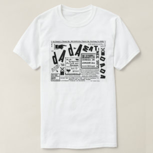 ICONIC DADA ART POSTER T-SHIRT