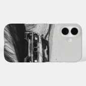 Iconic Drift: E30 Sketch Case-Mate iPhone Case (Achterkant (horizontaal))