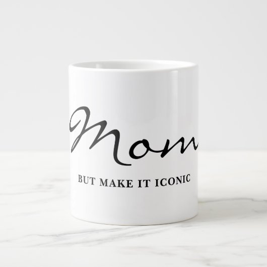 Iconic Fun Witty Cool Mom Coffee Mug (Devant)
