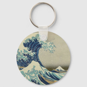 Iconic Great Wave van Kanagawa Mount Fuji Japan Sleutelhanger