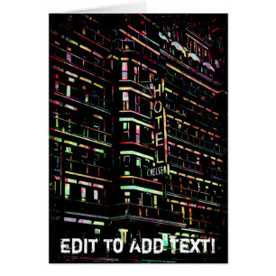 Iconic Hotel Chelsea New York Card