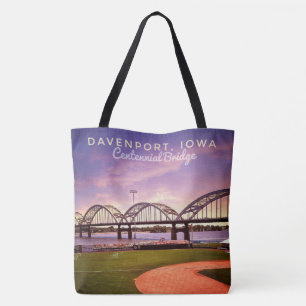 Iconic Iowa Centennial Bridge - Groot Tas