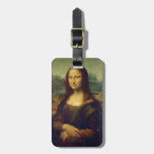 Iconic Leonardo da Vinci Mona Lisa Bagagelabel (Voorkant verticaal)