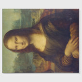 Iconic Leonardo da Vinci Mona Lisa Cadeaupapier (Vlak)