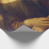 Iconic Leonardo da Vinci Mona Lisa Cadeaupapier (Hoek)