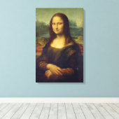 Iconic Leonardo da Vinci Mona Lisa Canvas Afdruk (Insitu (Houten vloer))