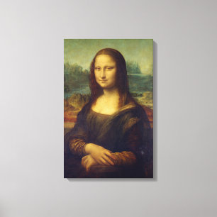 Iconic Leonardo da Vinci Mona Lisa Canvas Afdruk
