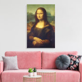 Iconic Leonardo da Vinci Mona Lisa Canvas Afdruk (Insitu (Woonkamer))