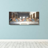 Iconic Leonardo da Vinci The last Supper Canvas Afdruk (Insitu (Houten vloer))