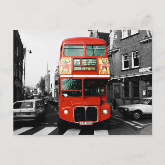 Iconic London Bus Briefkaart (Voorkant)