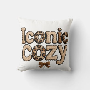 Iconic Mom Faux Yarn Style – Coussin confortables