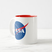 Iconic NASA Comet Red Trim Ceramic Mug (Devant gauche)