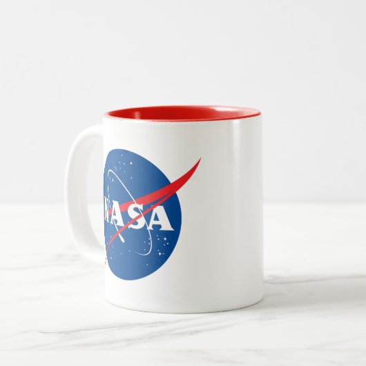 Iconic NASA Comet Red Trim Ceramic Mug (Devant gauche)