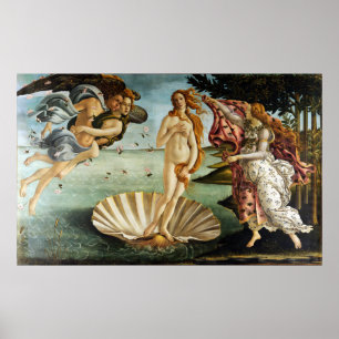Iconic Sandro Botticelli De geboorte van Venus Poster