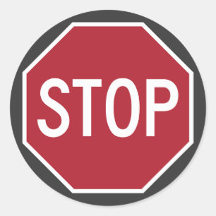 Iconic STOP Sign Stickers
