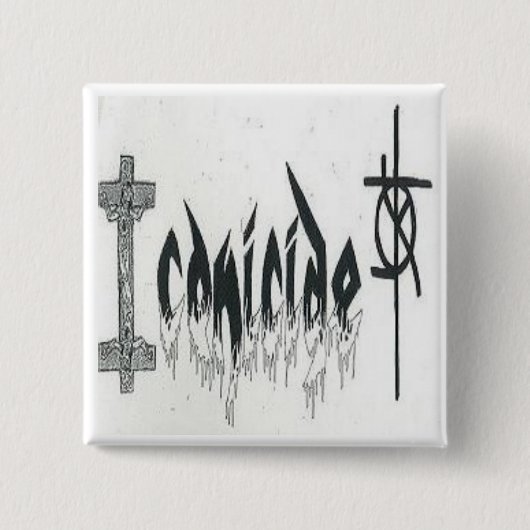 Iconicide Logo Button #2 (Voorkant)