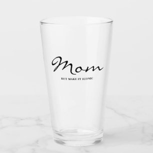 Iconieke Pret Grappige Coole Moeder Helder Glas