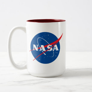 Iconique NASA Mars Red Trim Ceramic Bistro Mug
