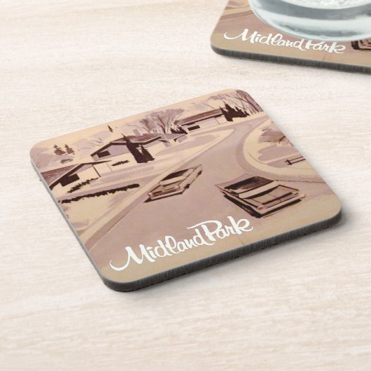 Iconisch 60s Mid Century Modern Onderzetter (Linkerzijde)