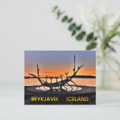 Iconisch beeld van Reykjavík, IJsland Briefkaart (Staand voorkant)