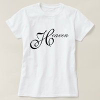 Iconisch, chic en minimaal Heaven schrift