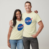 Iconisch NASA Heavy Cotton T-Shirt (Pluto Cream) (Unisex)
