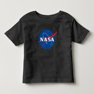 Iconisch NASA peuter T-shirt (Eclipse Black)