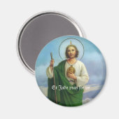 Iconisch portret van St. Jude Magneet (Voorkant / Achterkant)