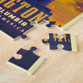 Iconisch Washington D.C. met Lincoln Memorial Legpuzzel (Zijkant)