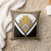 Iconische Art Deco Cushion. Kussen (Deken)