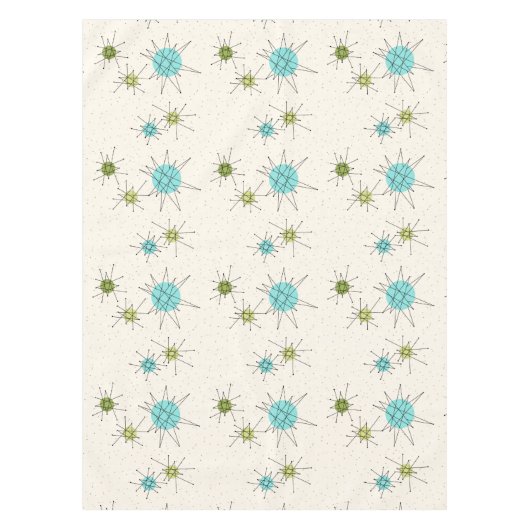 Iconische atoomstaarstaarten Tablecloth Tafelkleed (Voorkant)