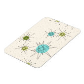 Iconische atoomstarbursts Flexibele magneet (Linkerzijde)