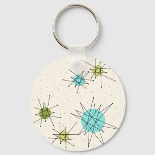 Iconische AtoomStarbursts Knoop Keychain