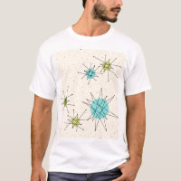 Iconische atoomStarbursts T-Shirt