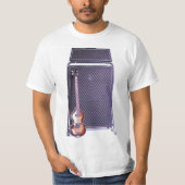 ICONISCHE BASGITAAR & AMP T-SHIRT (Voorkant)