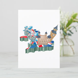 Iconische bezienswaardigheden Londen UK Kaart Brit