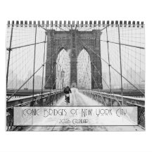 Iconische Bruggen van New York City 2026 Foto Wand