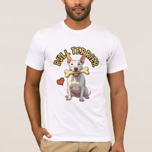 Iconische Bull Terrier Portret T-Shirt - Bully Kun