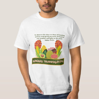 Iconische Homowo Thanksgiving Symbool Wit T-shirt