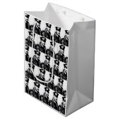 Iconische LGBTQ Gay Leather Daddy Medium Cadeauzakje (Voorkant Gekanteld)