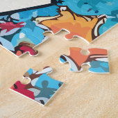 Iconische mannelijke trendsetter legpuzzel (Zijkant)