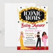 Iconische moeders Baby shower uitnodiging (Voorkant / Achterkant)