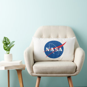 Iconische NASA 100% katoen 13 "x 21" gooien Kussen