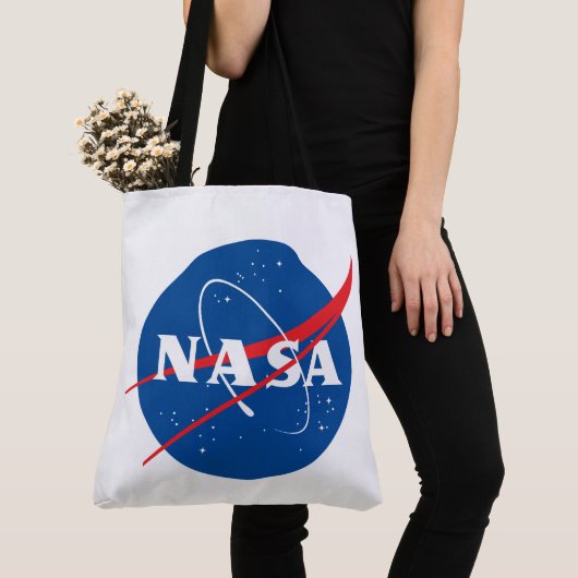 Iconische NASA AOP Shoulder Canvas tas (m/l) (Dichtbij)