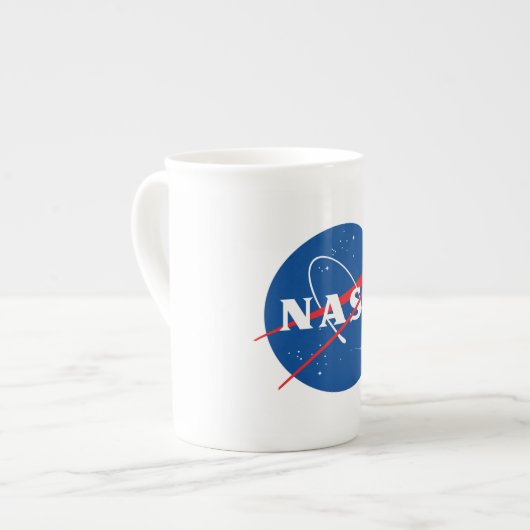 Iconische NASA Bone China Mok (10 oz.) (Voorkant links)