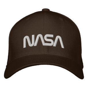 Iconische NASA Circa Aarde Bruine Wol Geborduurde Pet